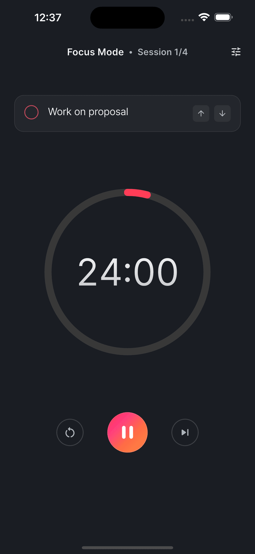 LavaFlow Focus Timer